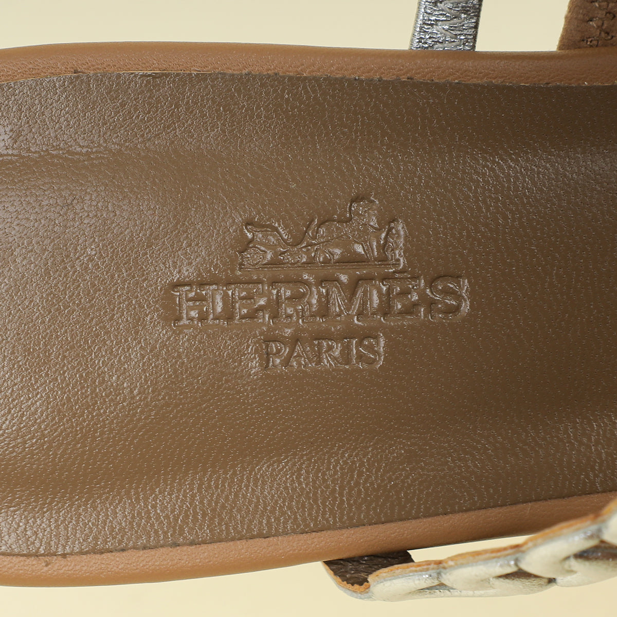 Hermes Bicolor Thalassa Flat Sandal 36