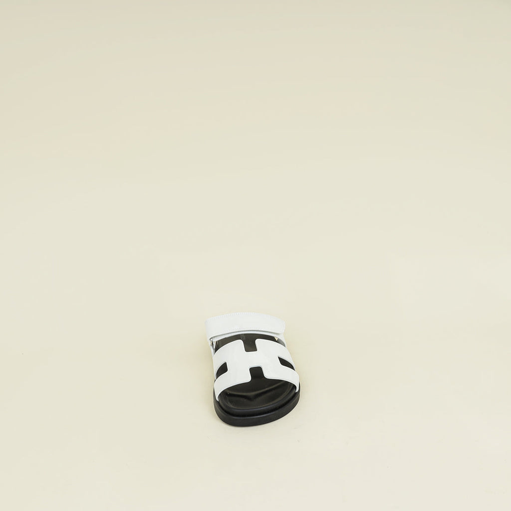 Hermes Blanc Chypre Sandal 36