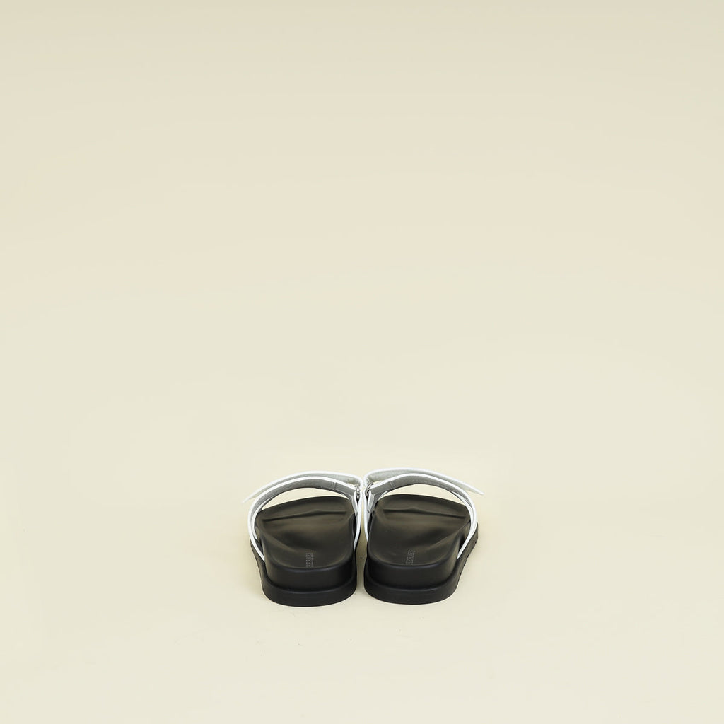 Hermes Blanc Chypre Sandal 36