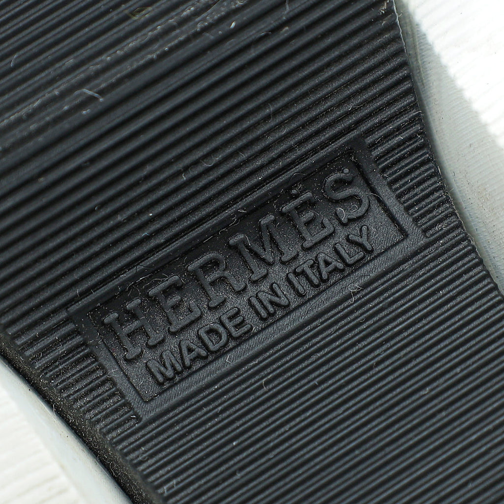 Hermes Bicolor Eclair Knit Sneaker 36