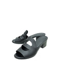 Hermes Noir Mona Sandal 36