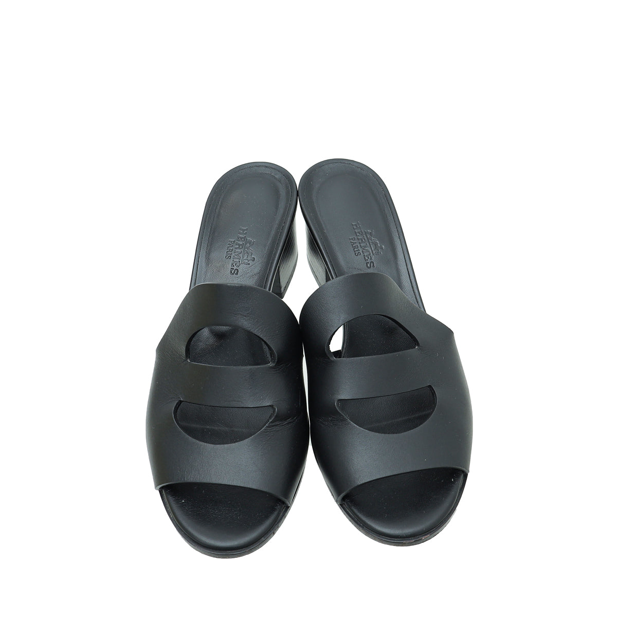 Hermes Noir Mona Sandal 36