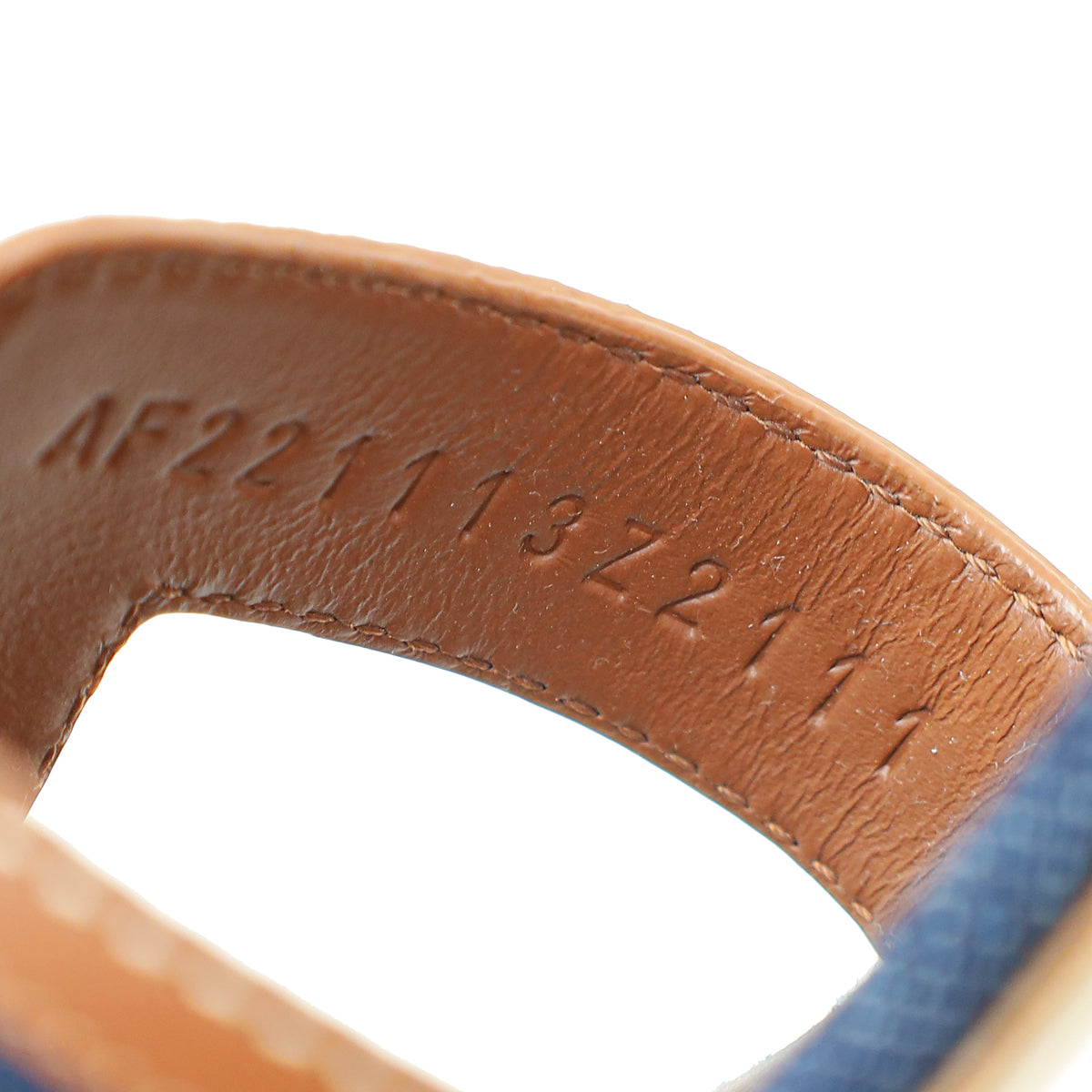 Hermes Bicolor Oasis Denim Sandal 36