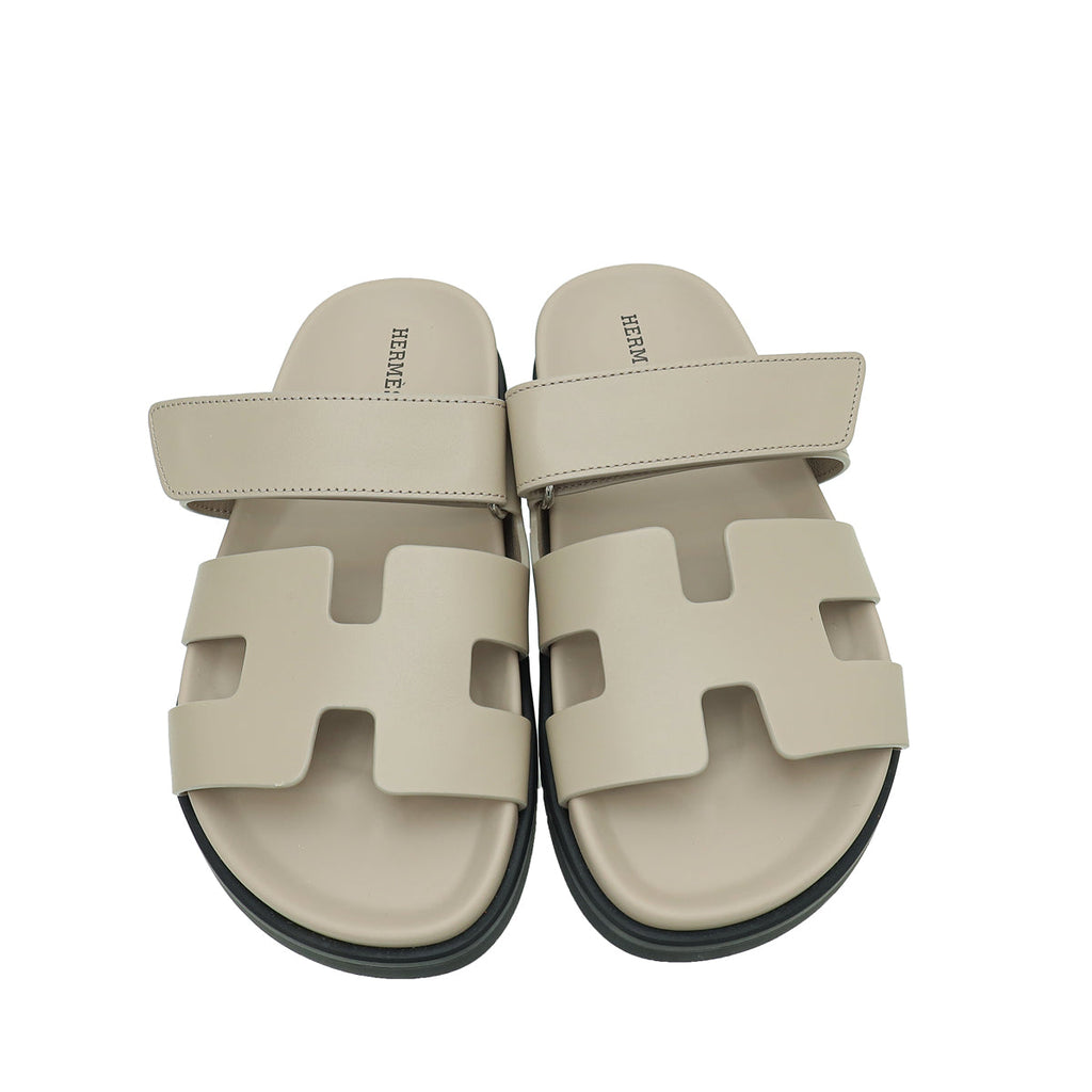 Hermes Beige Mastic Chypre Sandal 36