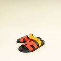 Hermes Bicolor Chypre Sandals 36