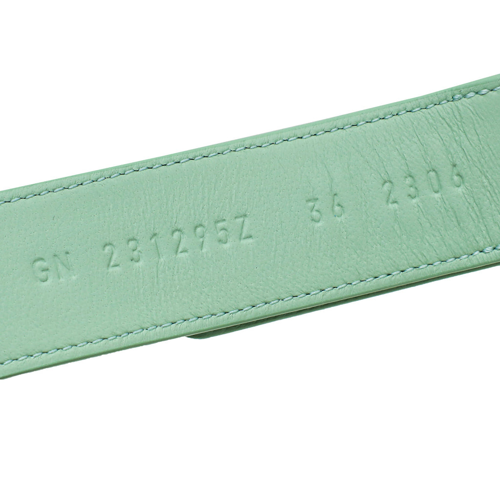 Hermes Vert Jade Chypre Sandals 36