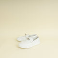 Hermes Blanc Game Slip-On Sneaker 37.5