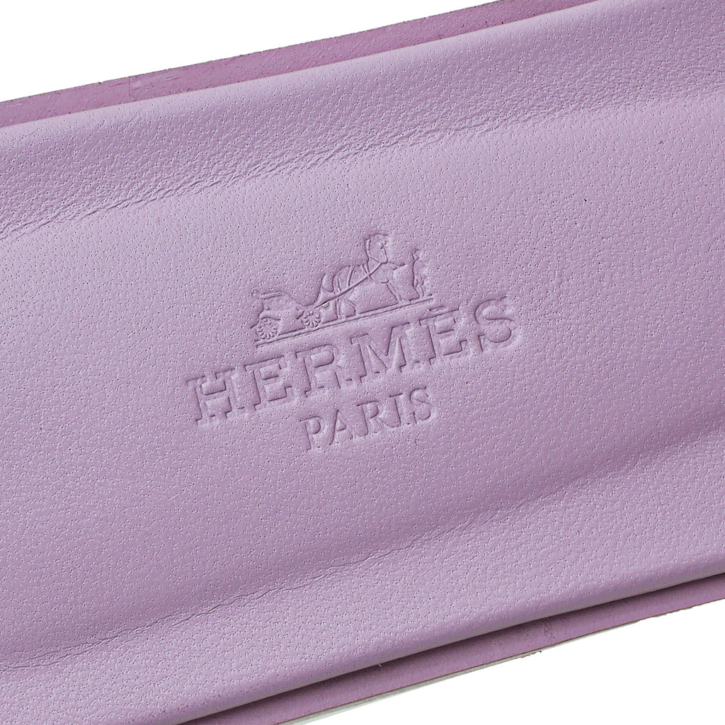 Hermes Amethyst Oran Sandal 37.5