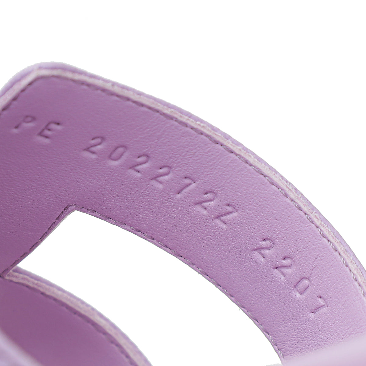 Hermes Amethyst Oran Sandal 37.5