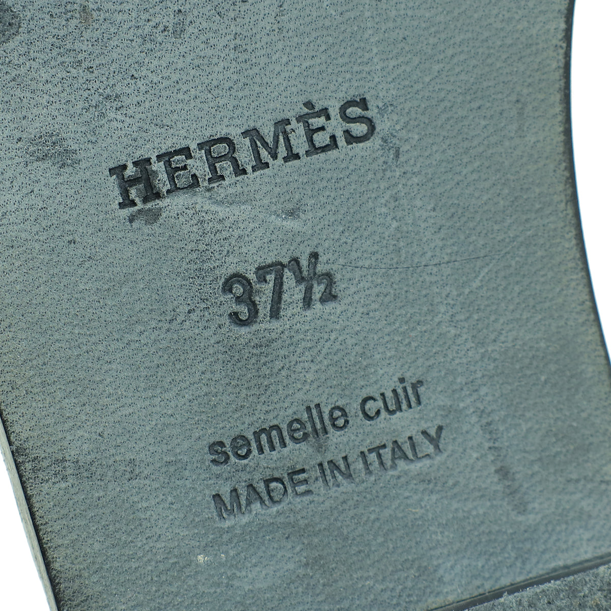 Hermes Pink Shiny Lizard Oran Sandal 37.5