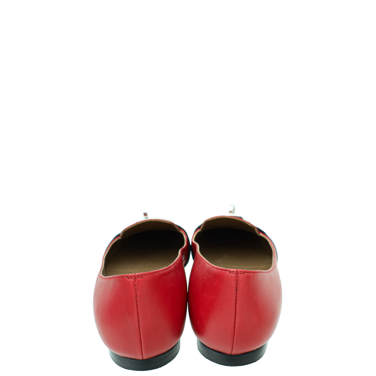 Hermes Dark Rouge Pegase  Kelly Flat Ballerina 37.5