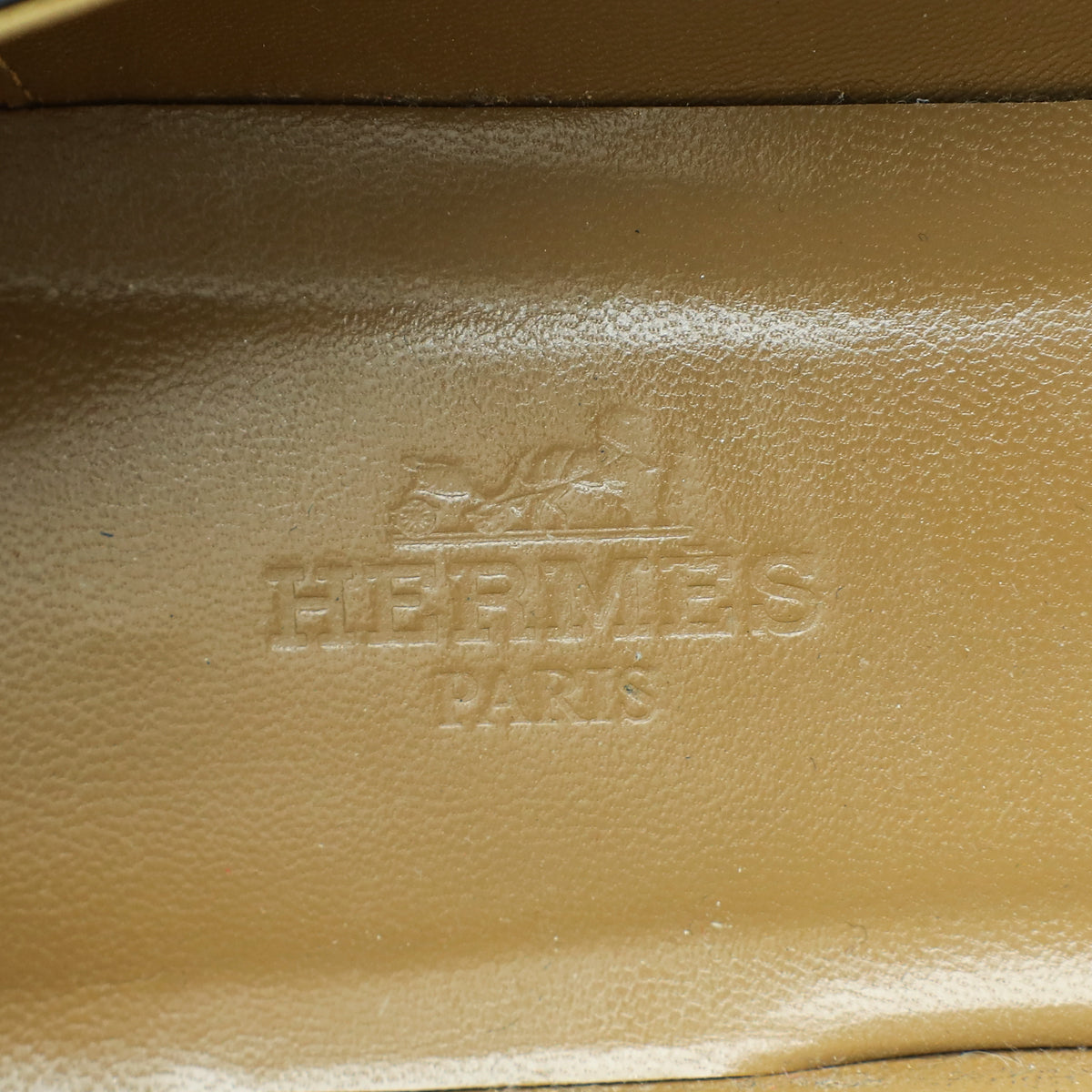 Hermes Noir Pegase  Kelly Flat Ballerina 37.5
