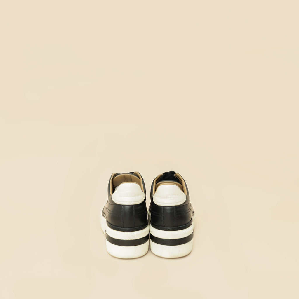 Hermes Black Polo Sneakers 37.5