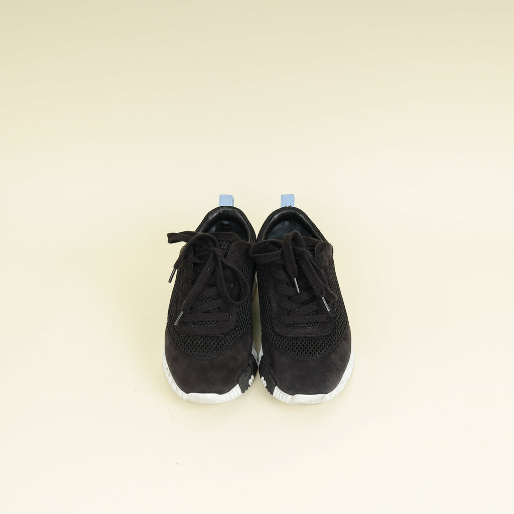 Hermes Noir Bouncing Sneaker 37.5
