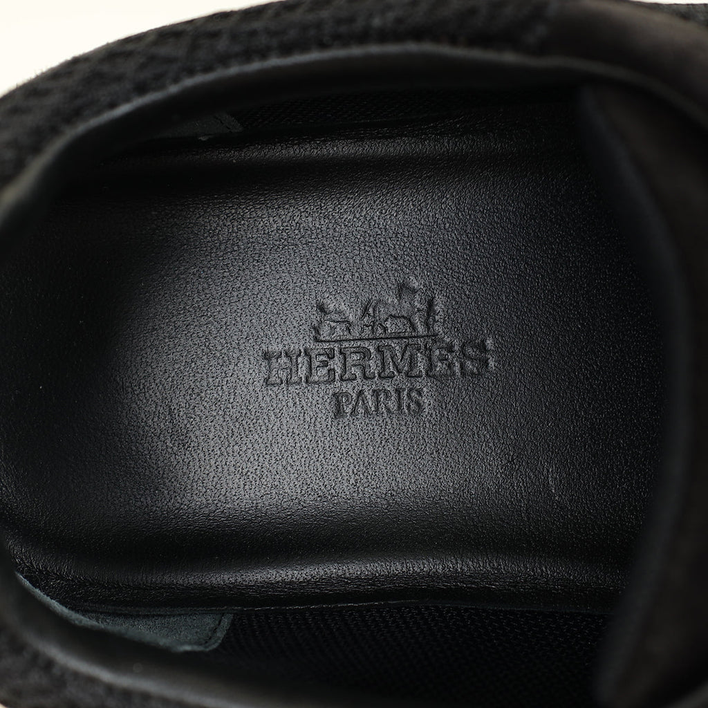 Hermes Noir Bouncing Sneaker 37.5