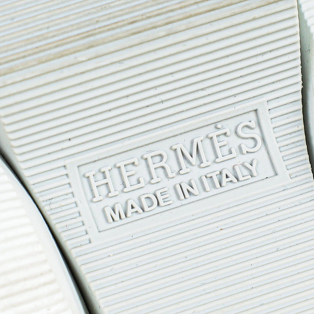 Hermes Gris Clair Eclair Sneaker 37.5