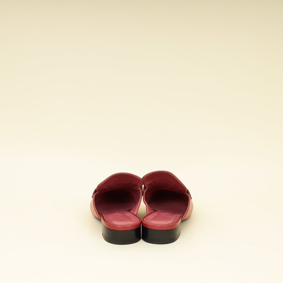 Hermes Rose De Venise Trocadero Mules 37.5