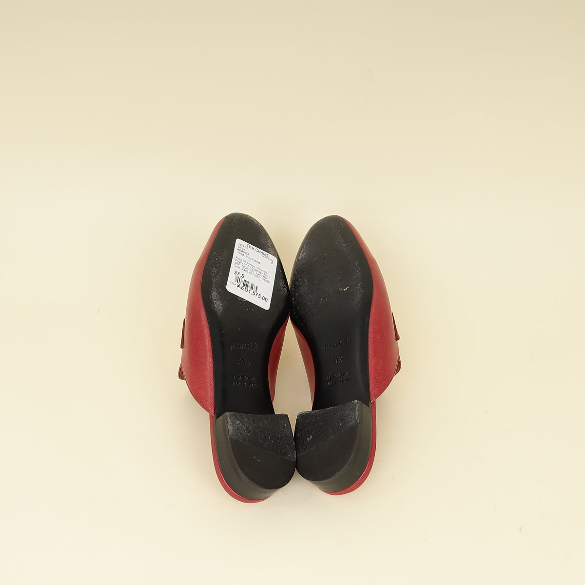 Hermes Rose De Venise Trocadero Mules 37.5