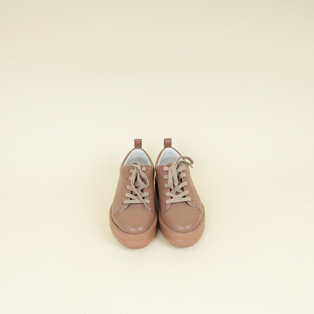 Hermes Rose Perle Happy Sneaker 37.5