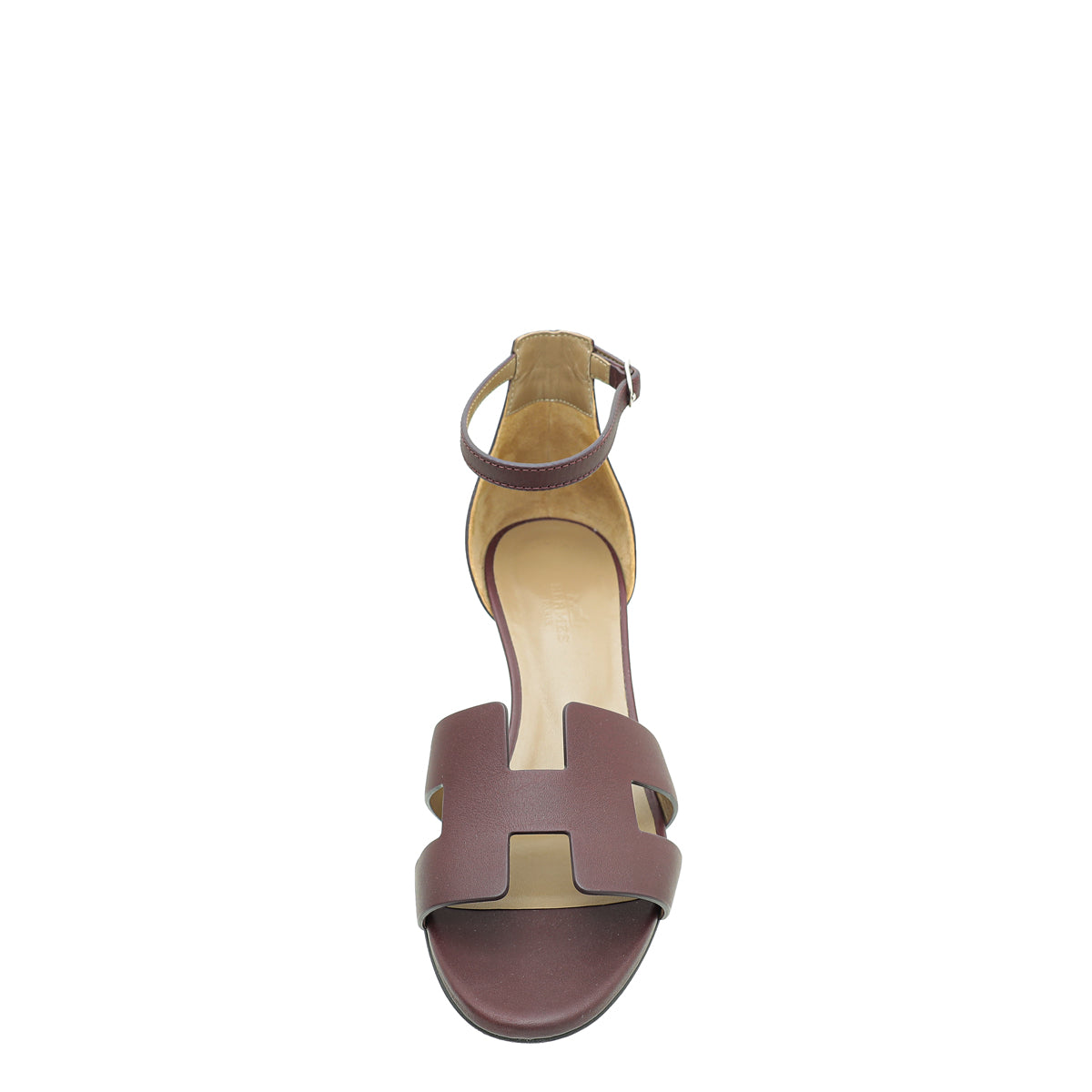 Hermes Bordeaux Legend Sandal 37.5
