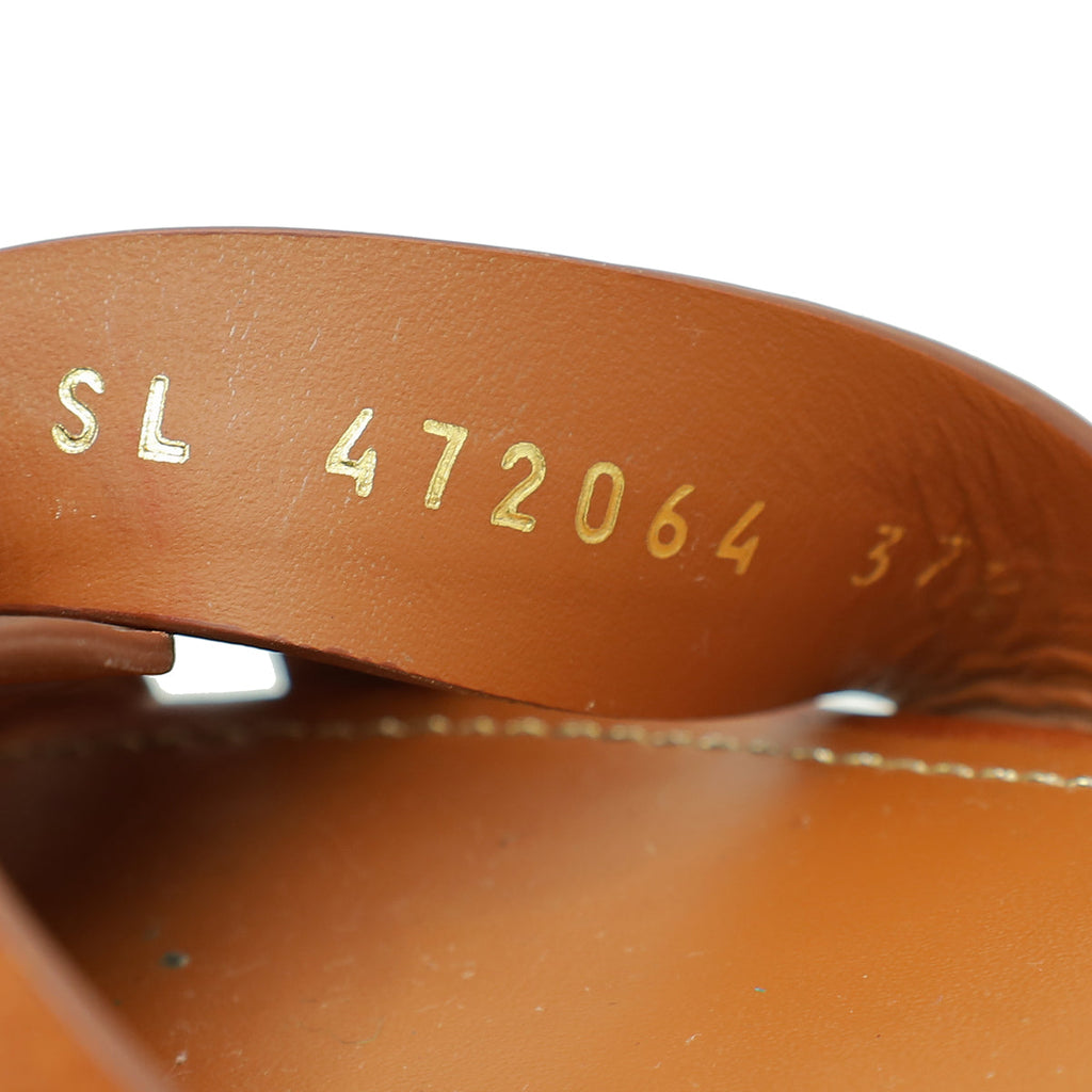 YSL Amber Tribute Flat Sandal 37.5