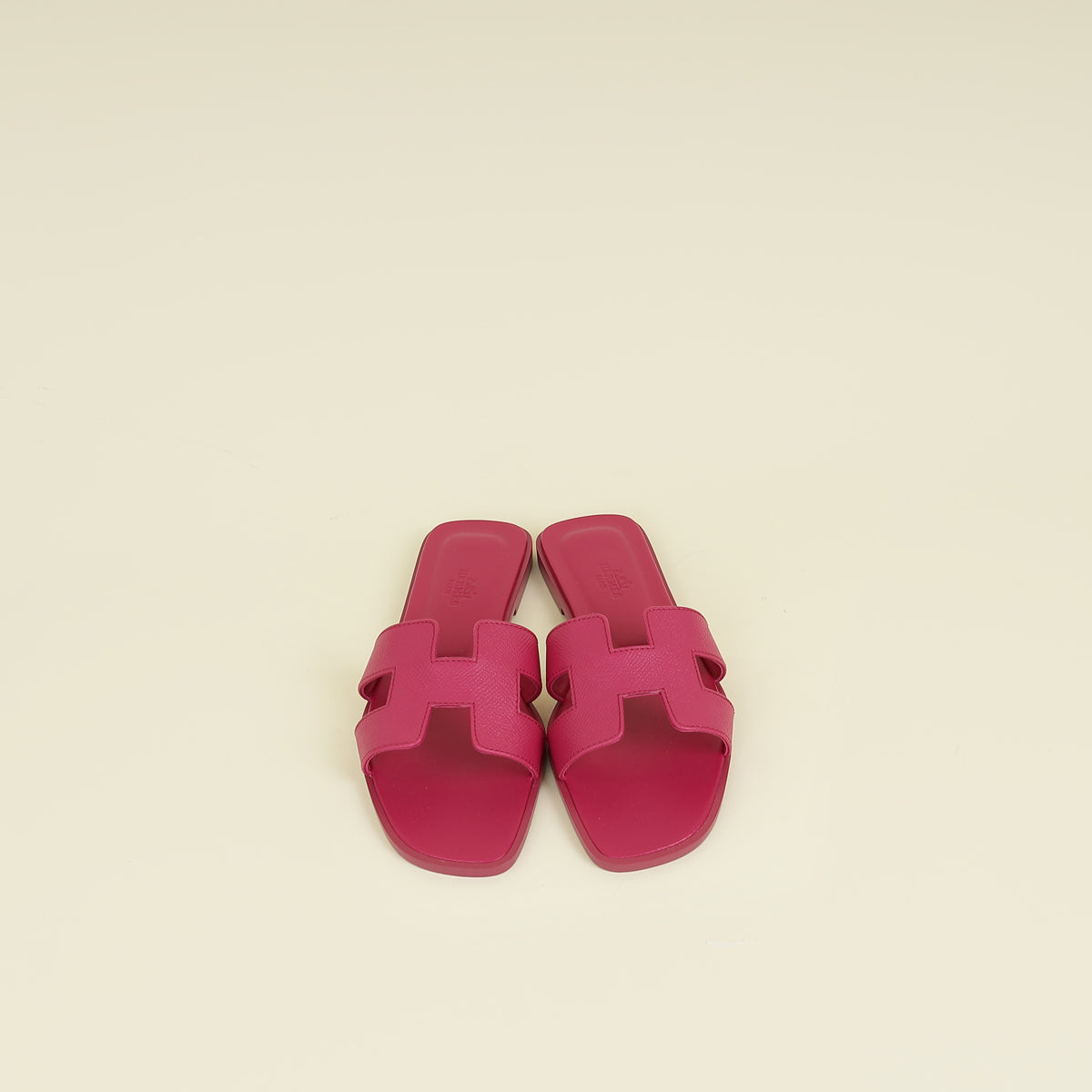 Hermes Rose Bougainvillier Oran Sandal 37.5