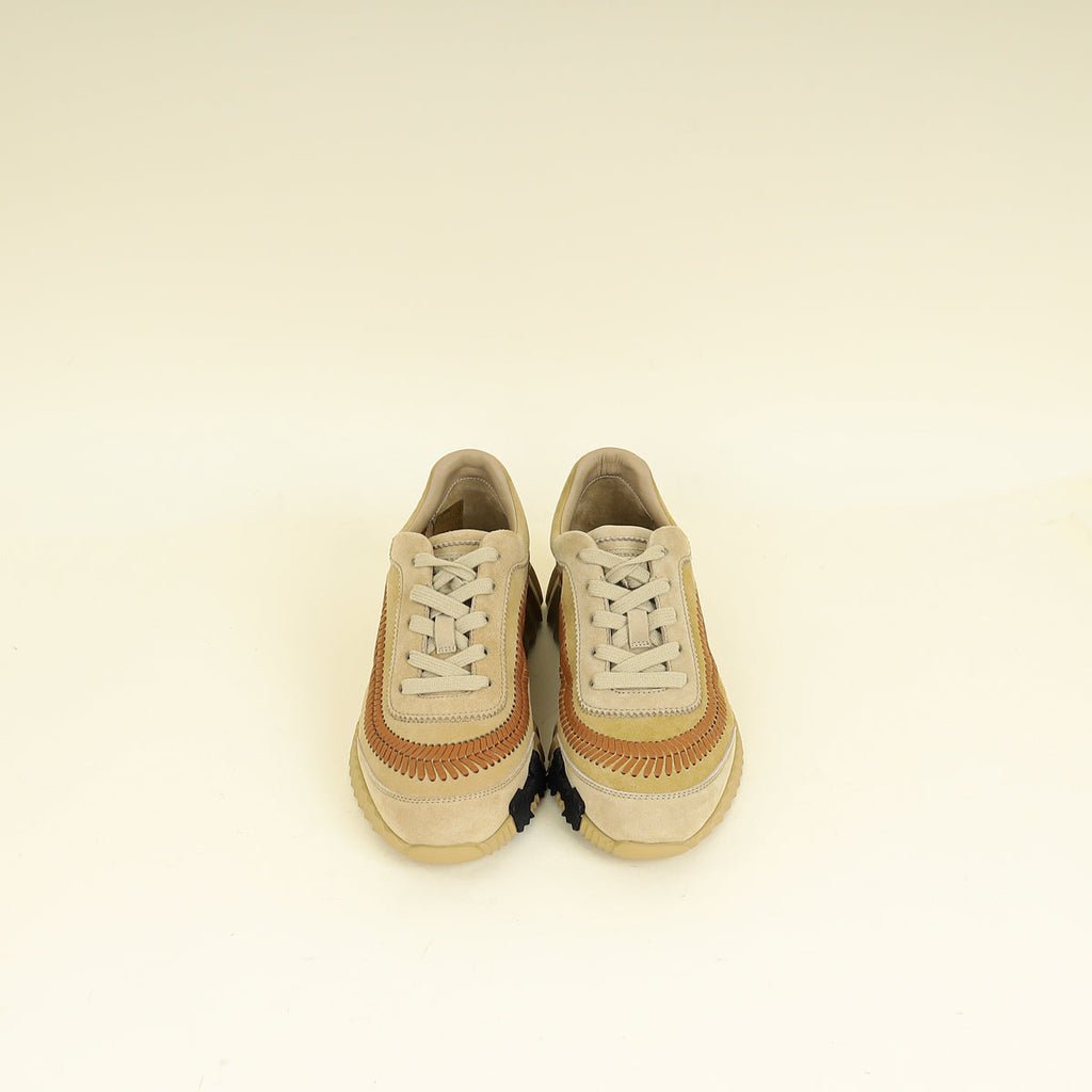 Hermes Bicolor Bouncing Sneaker 37