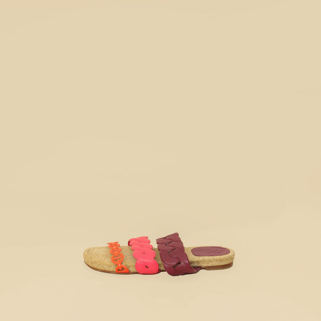 Hermes Multicolor Gwen Espadrille Sandal 37