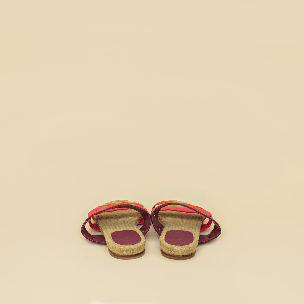 Hermes Multicolor Gwen Espadrille Sandal 37