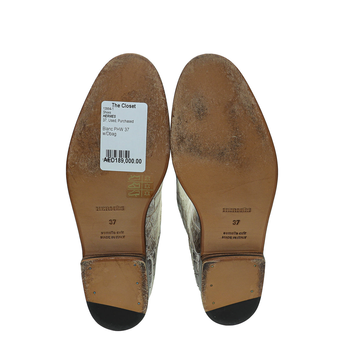 Hermes Blanc Matte Niloticus Crocodile Himalaya Jumping Boots 37