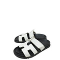 Hermes Blanc Chypre Sandal 37