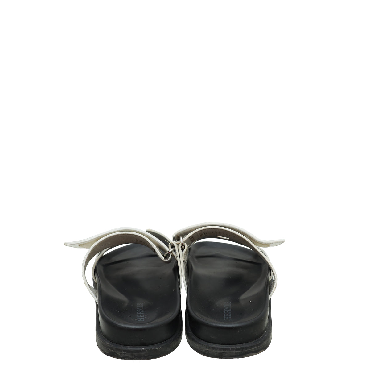 Hermes Blanc Chypre Sandal 37