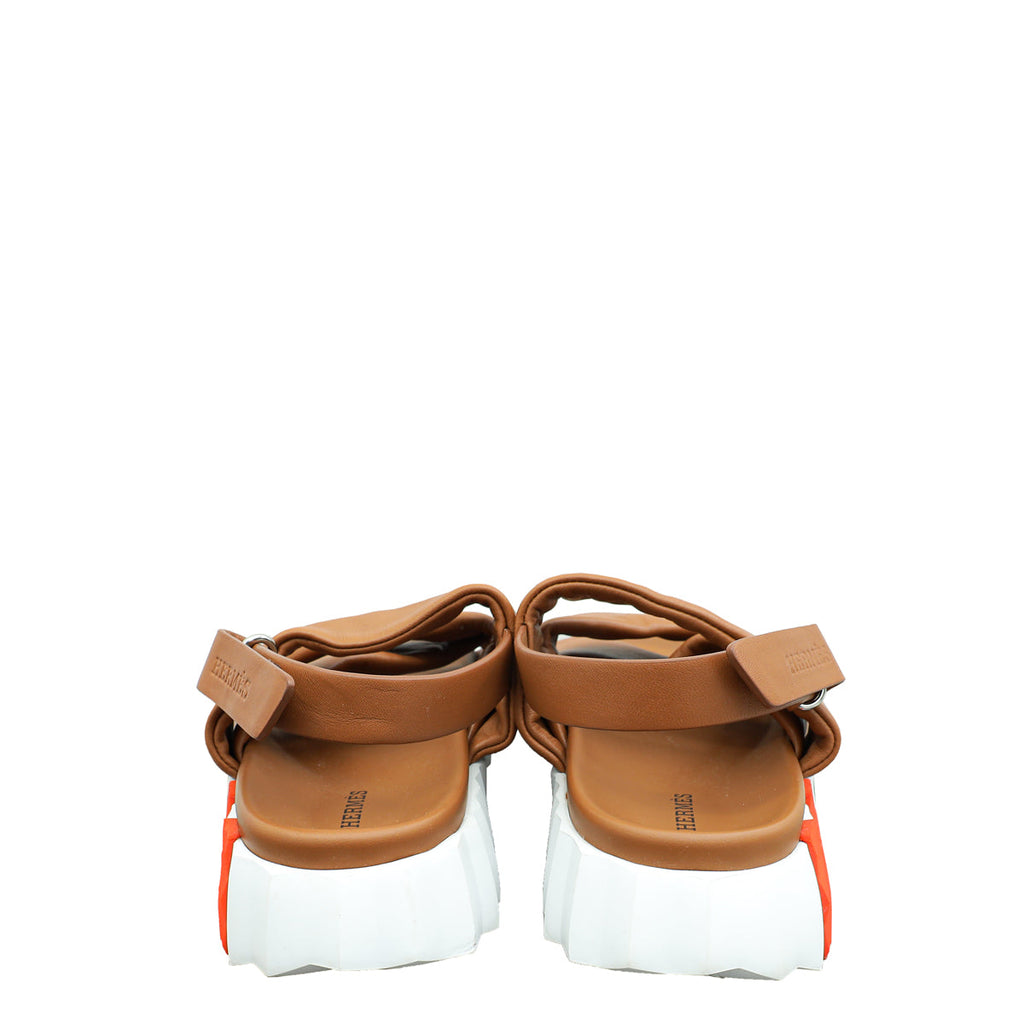 Hermes Naturel Electric Sandal 37