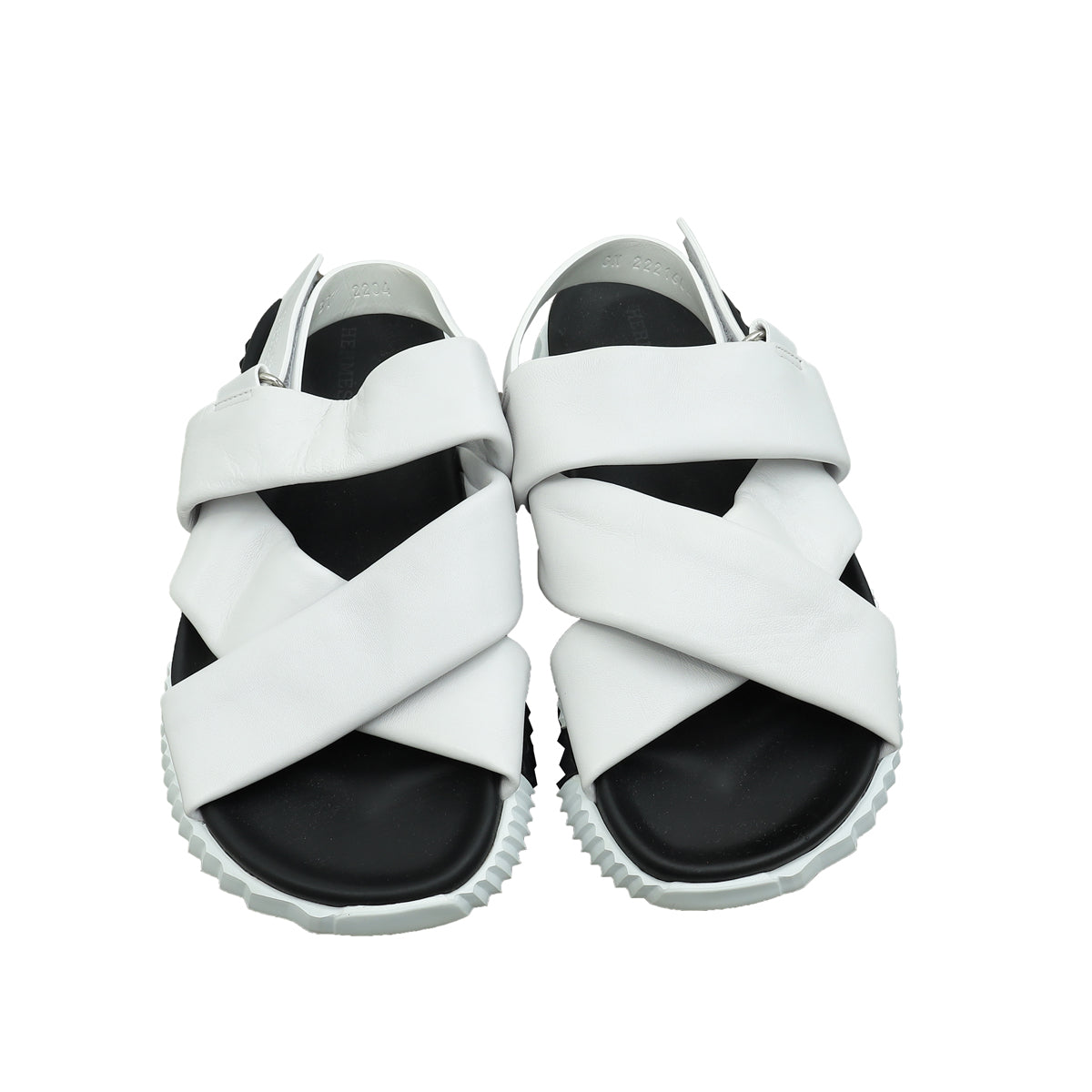 Hermes Blanc Electric Sandal 37