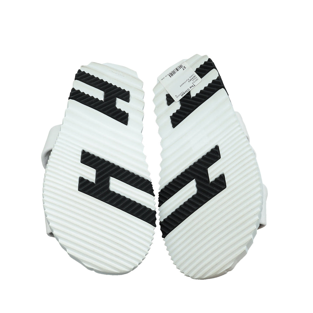 Hermes Blanc Electric Sandal 37