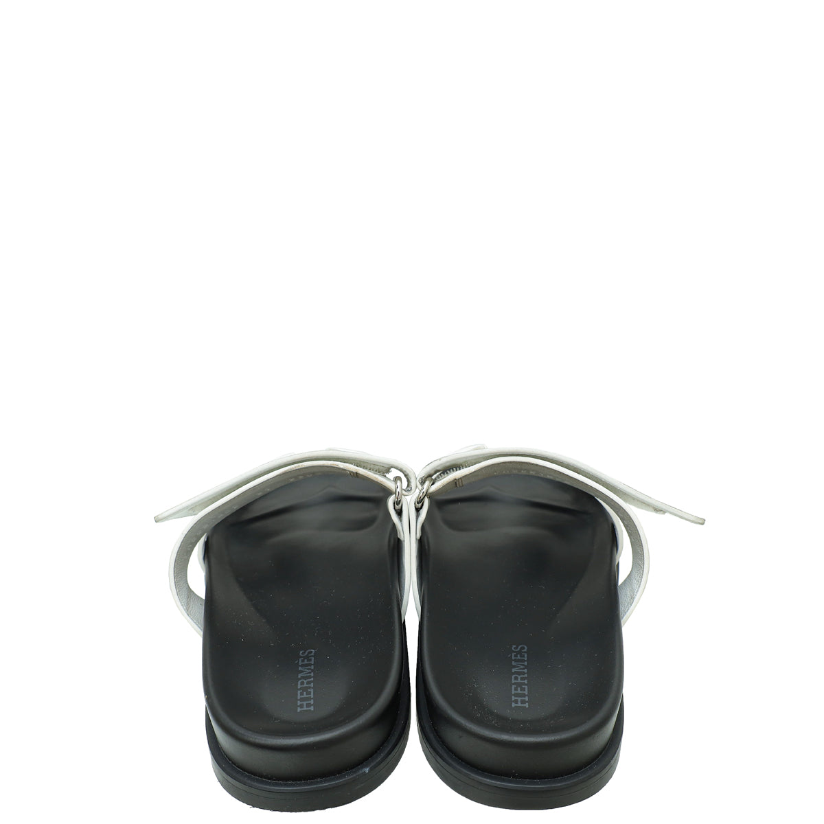 Hermes Blanc Chypre Sandals 37
