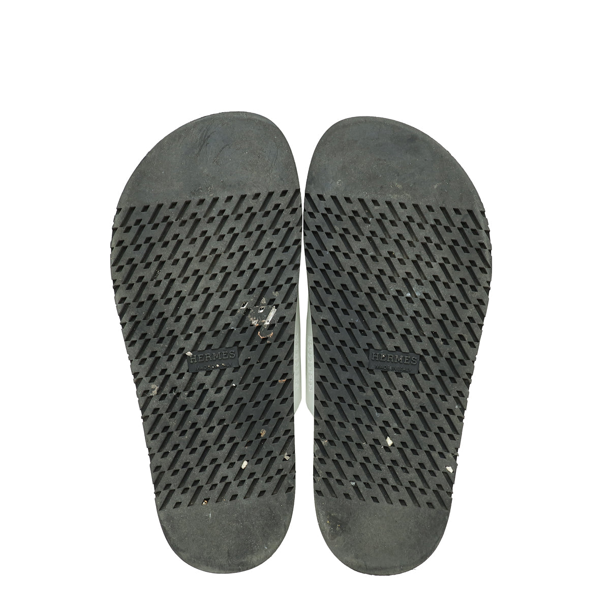 Hermes Blanc Chypre Sandals 37