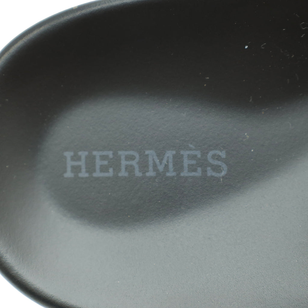 Hermes Blanc Chypre Sandals 37