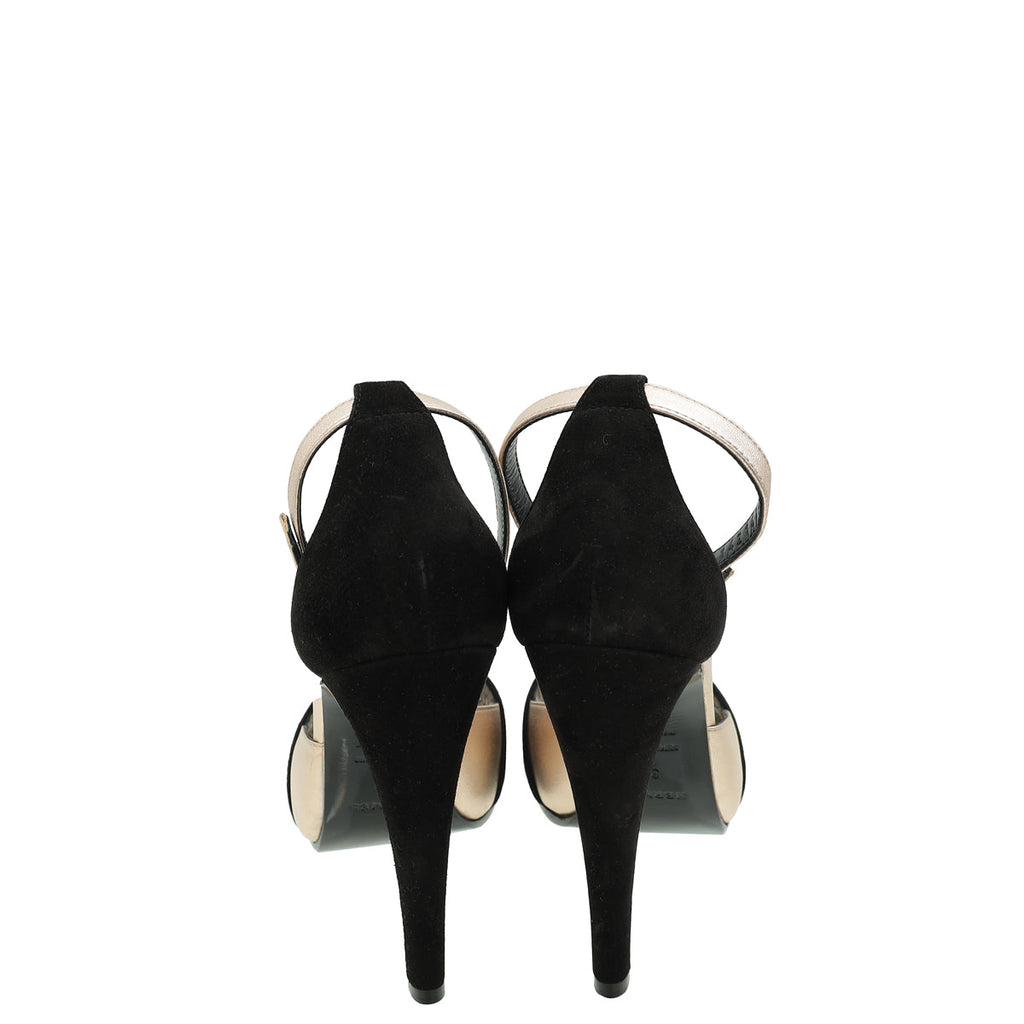 Hermes Bicolor Premiere 105 Sandal 37