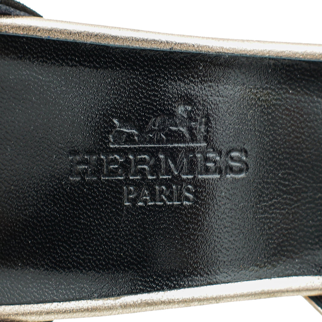 Hermes Bicolor Premiere 105 Sandal 37