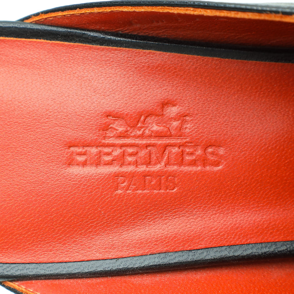 Hermes Black Paradis Mule 37