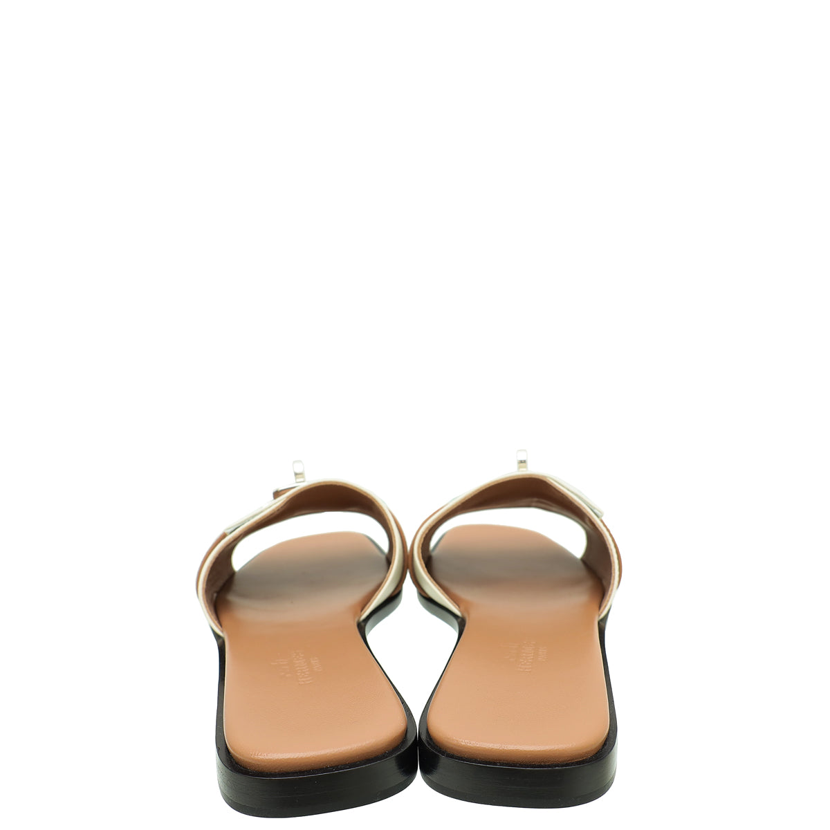 Hermes Bicolor Giulia Sandal 37