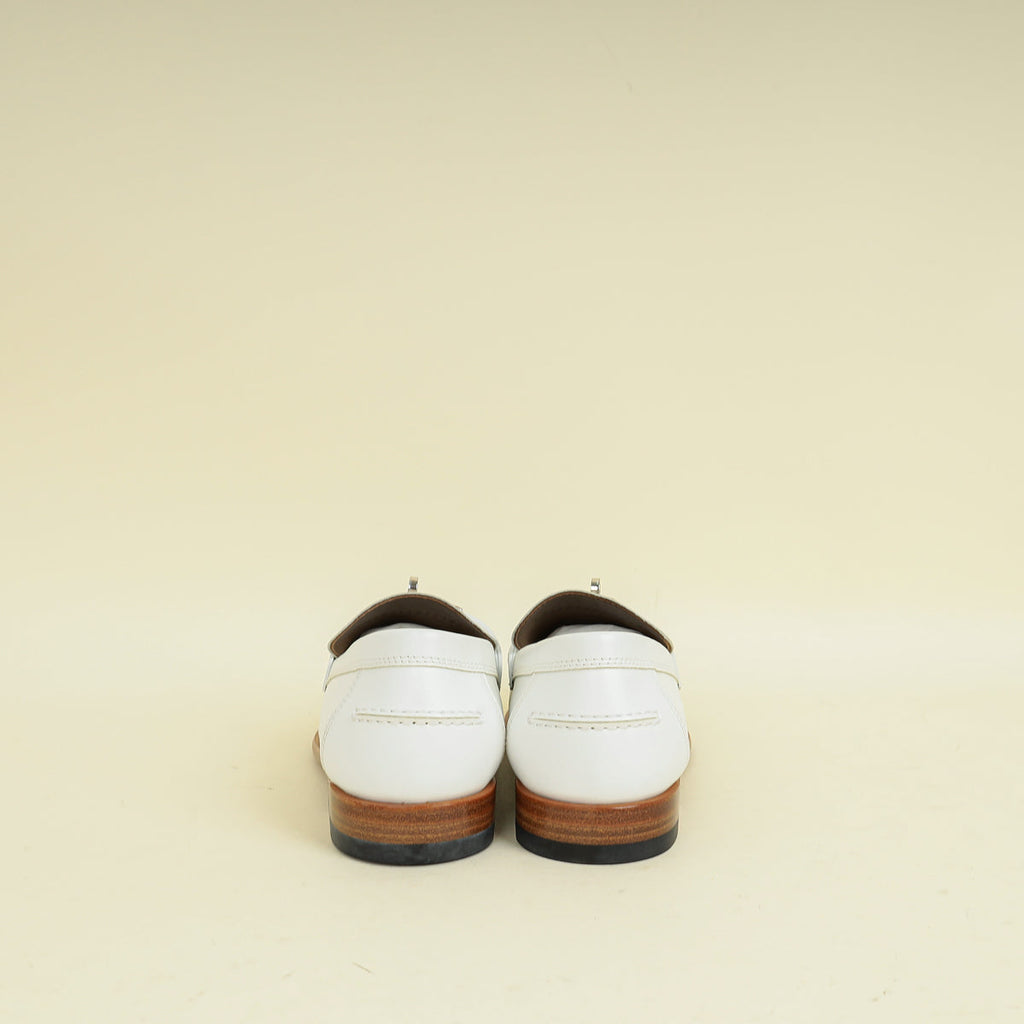 Hermes Blanc Destin Loafer 37
