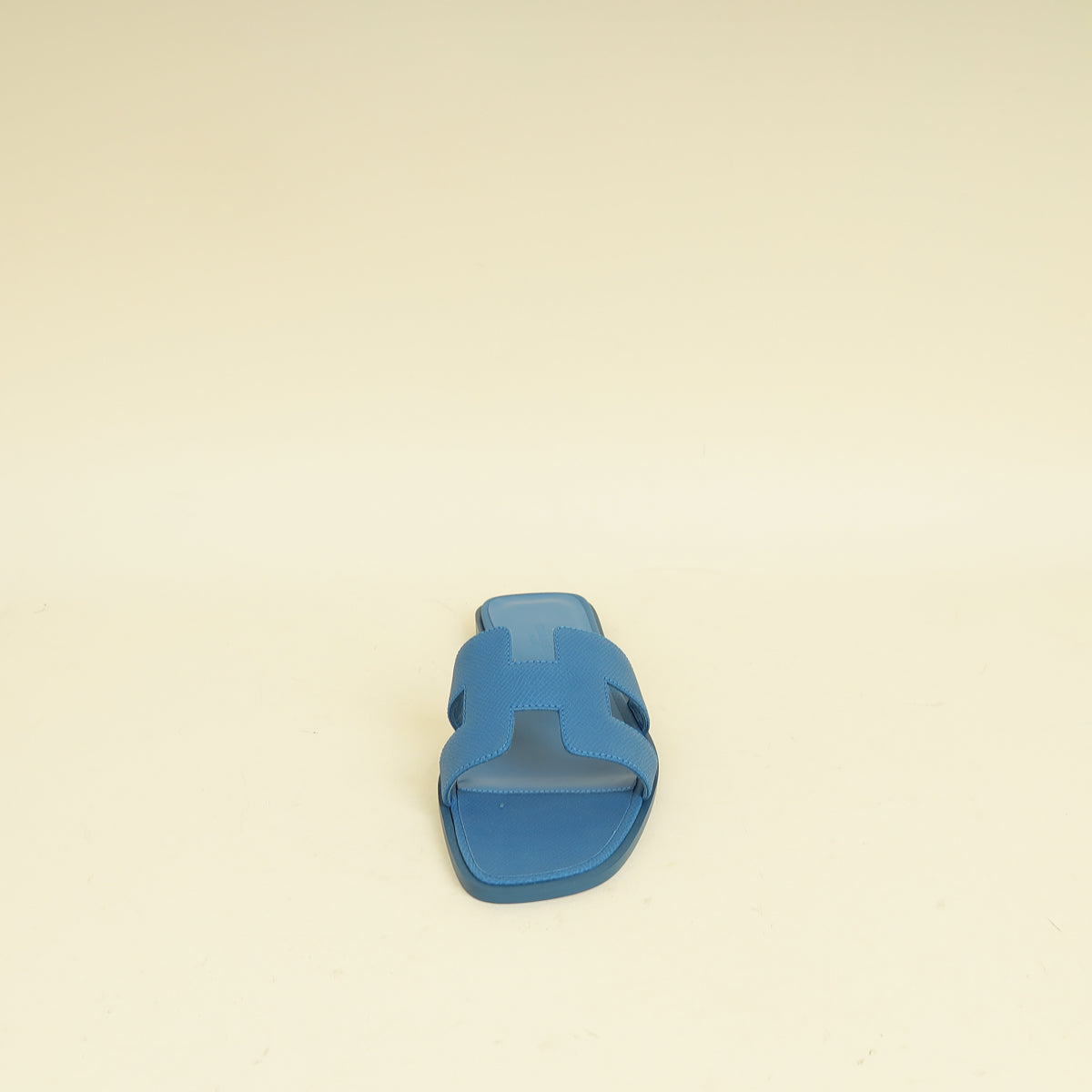 Hermes Bleu Bleuet Oran Sandal 37
