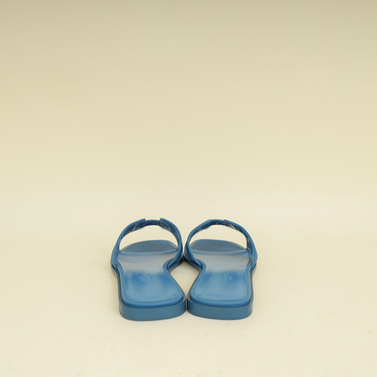Hermes Bleu Bleuet Oran Sandal 37