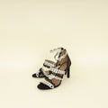 Hermes Bicolor Chaine D'ancre Romy Sandals 37