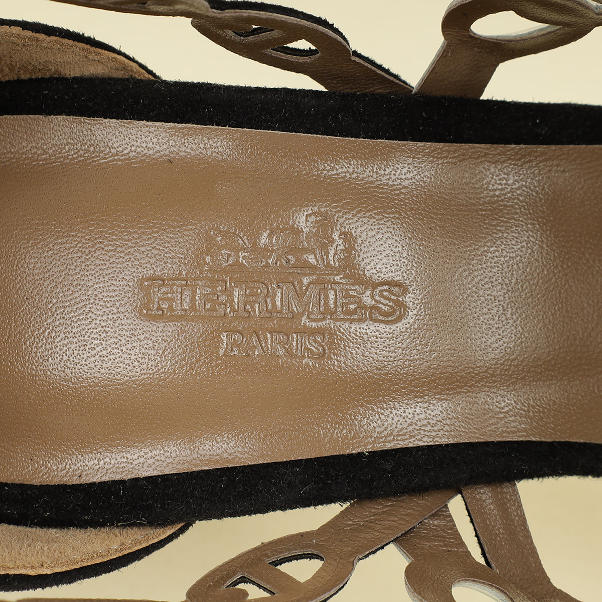 Hermes Bicolor Chaine D'ancre Romy Sandals 37