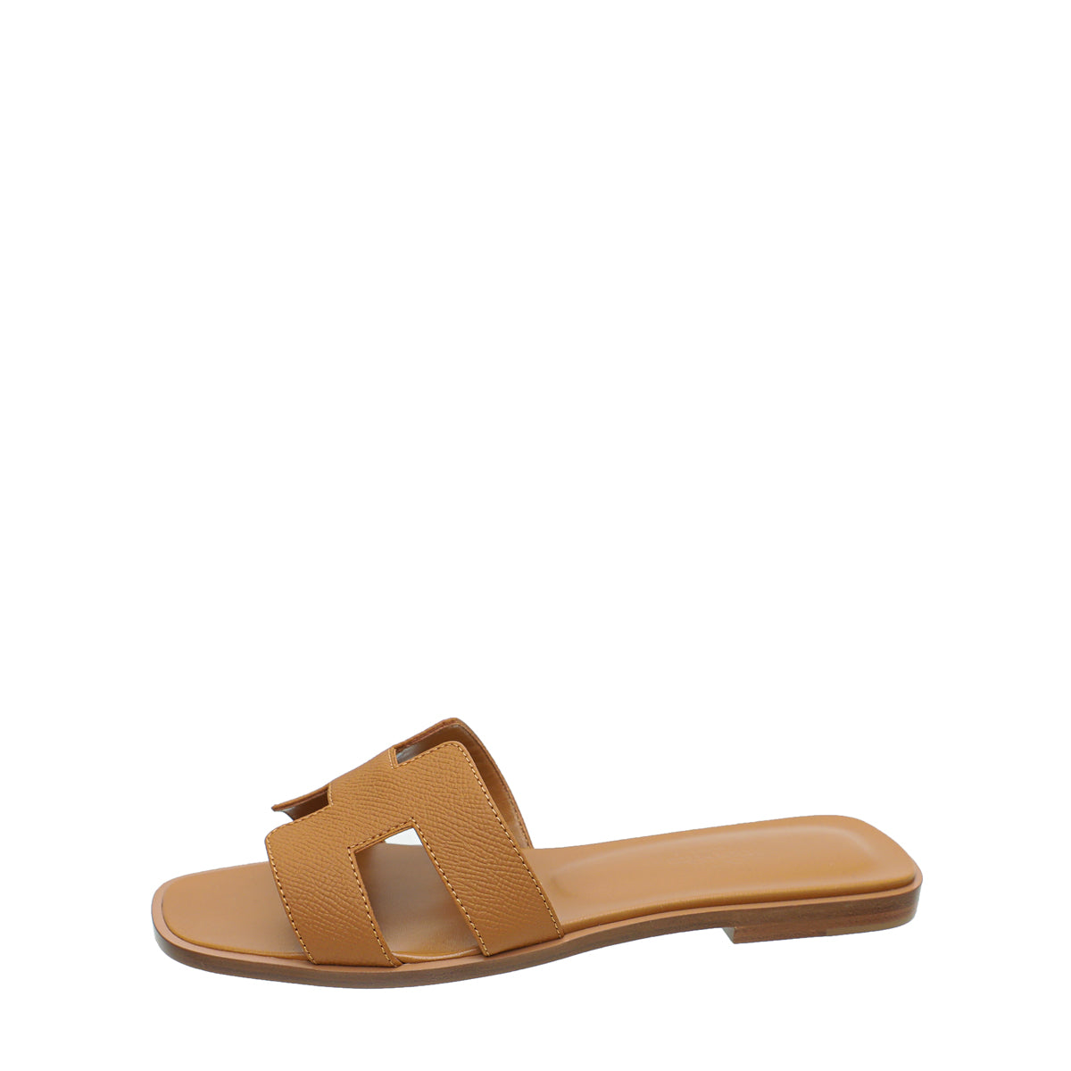 Hermes Gold Oran Sandal 37
