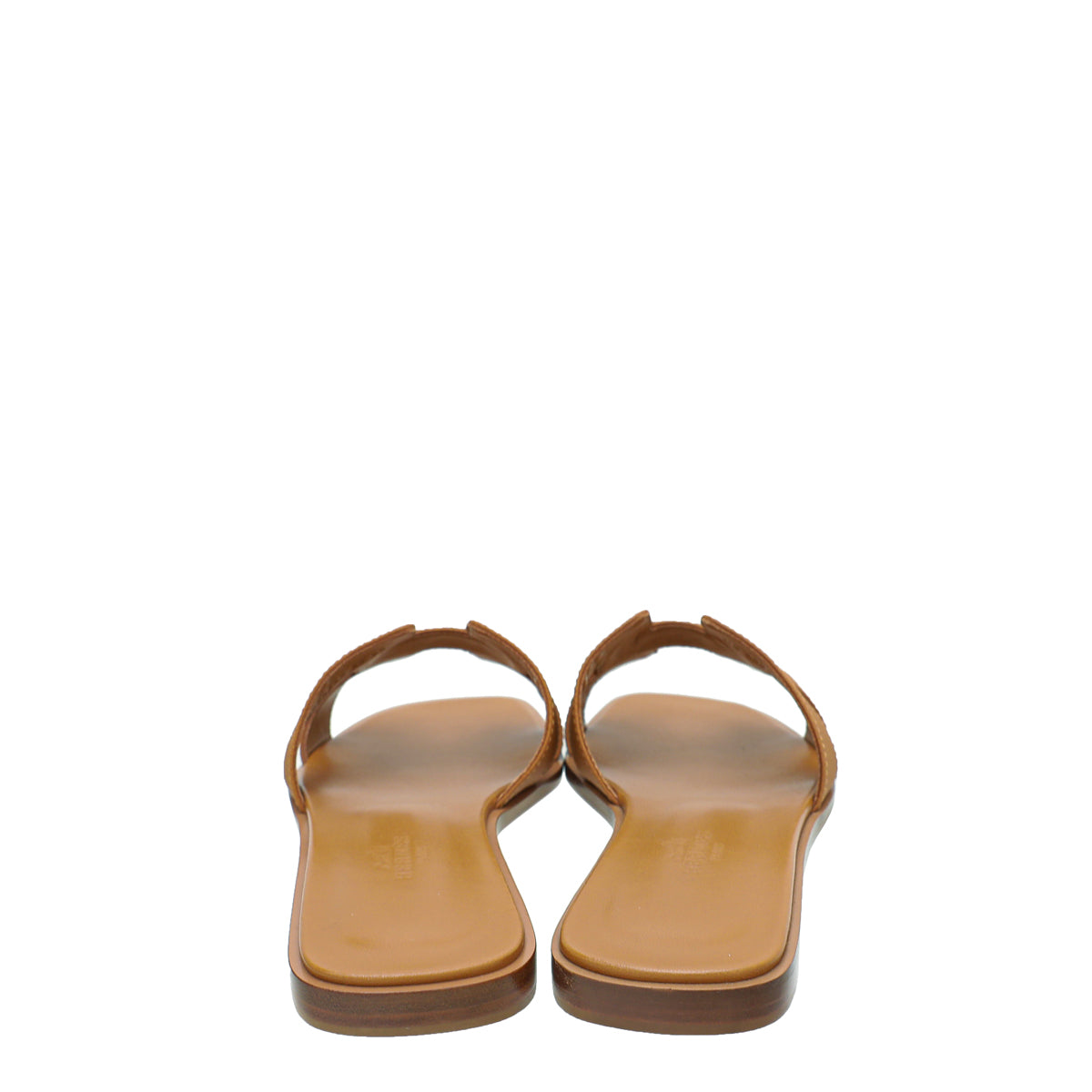 Hermes Gold Oran Sandal 37