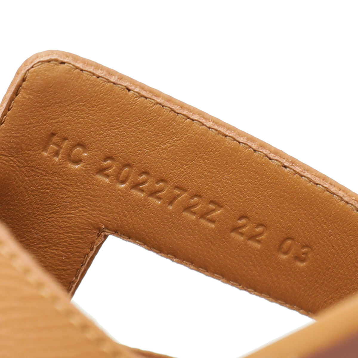 Hermes Gold Oran Sandal 37